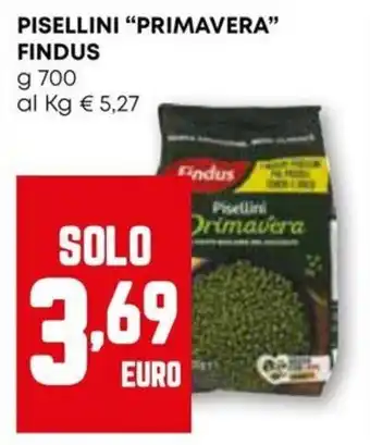 Pam Pisellini "primavera" FINDUS offerta