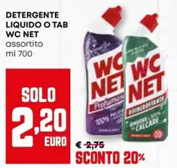Pam Detergente liquido o tab WC NET offerta