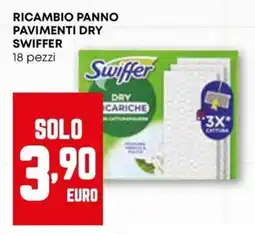 Pam Ricambio panno pavimenti dry SWIFFER 18 pezzi offerta