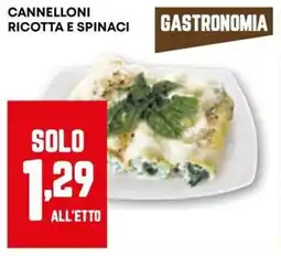 Pam Cannelloni ricotta e spinaci offerta