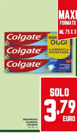 Pam Dentifricio classico COLGATE offerta