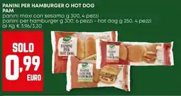 Pam Panini per hamburger o hot dog PAM offerta