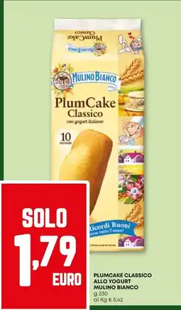 Pam Plumcake classico allo yogurt MULINO BIANCO offerta