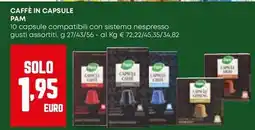 Pam Caffè in capsule PAM offerta