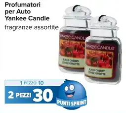 Carrefour Profumatori per Auto Yankee Candle offerta
