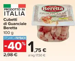 Carrefour Market Cubetti di Guanciale Beretta offerta