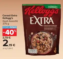 Carrefour Market Cereali Extra Kellogg's offerta