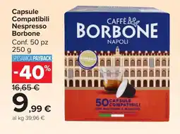 Carrefour Market Capsule Compatibili Nespresso Borbone offerta