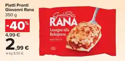 Carrefour Market Piatti Pronti Giovanni Rana offerta