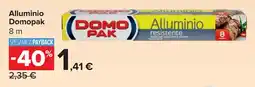 Carrefour Market Alluminio Domopak 8 m offerta