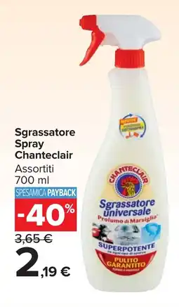 Carrefour Market Sgrassatore Spray Chanteclair offerta