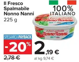 Carrefour Market Il Fresco Spalmabile Nonno Nanni offerta