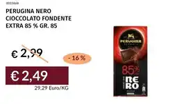 Prezzemolo e Vitale Perugina nero cioccolato fondente extra 85 % offerta