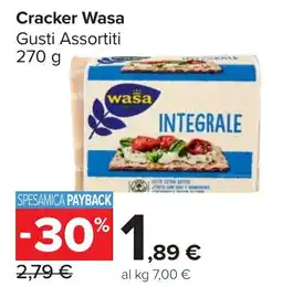 Carrefour Market Cracker Wasa offerta
