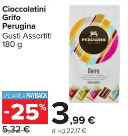 Carrefour Market Cioccolatini Grifo Perugina offerta