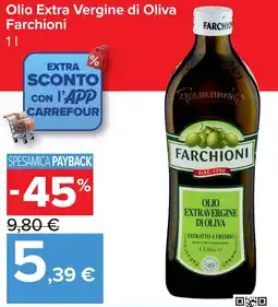 Carrefour Market Olio Extra Vergine di Oliva Farchioni offerta
