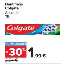 Carrefour Market Dentifricio Colgate offerta