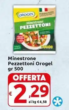 Carrefour Express Minestrone Pezzettoni Orogel offerta