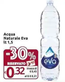 Carrefour Express Acqua Naturale Eva offerta