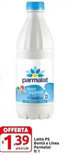 Carrefour Express Latte PS Bontà e Linea Parmalat offerta