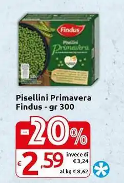 Carrefour Express Pisellini Primavera Findus offerta