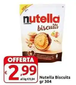 Carrefour Express Nutella Biscuits offerta