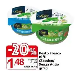 Carrefour Express Pesto Fresco Biffi Classico/ Senza Aglio offerta