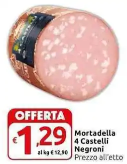 Carrefour Express Mortadella 4 Castelli Negroni offerta