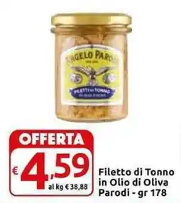 Carrefour Express Filetto di Tonno in Olio di Oliva Parodi offerta