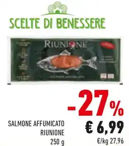 Conad Salmone affumicato RIUNIONE offerta