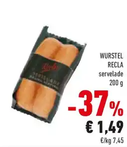 Conad Wurstel RECLA servelade offerta