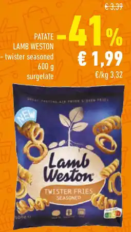 Conad Patate LAMB WESTON twister seasoned surgelate offerta