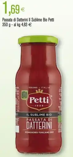 Coop Passata di Datterini || Sublime Bio Petti offerta