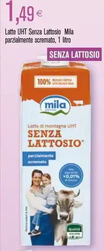 Coop Latte UHT Senza Lattosio Mila parzialmente scremato offerta