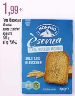 Coop Fette Biscottate Monviso senza zuccheri aggiunti offerta