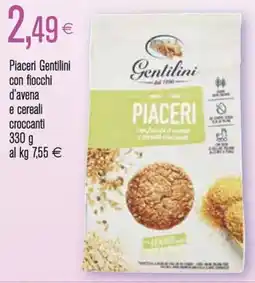 Coop Piaceri Gentilini con fiocchi d'avena e cereali croccanti offerta