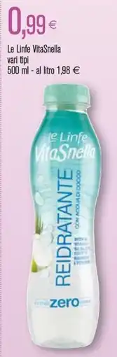 Coop Le Linfe VitaSnella vari tipi offerta