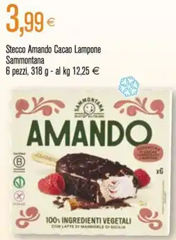 Coop Stecco Amando Cacao Lampone Sammontana 6 pezzi offerta