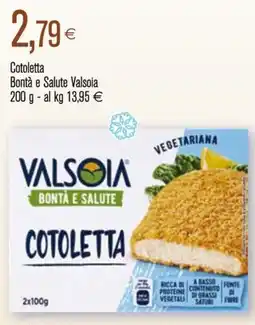 Coop Cotoletta Bontà e Salute Valsoia offerta