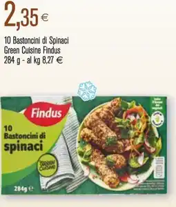 Coop 10 Bastoncini di Spinaci Green Cuisine Findus offerta