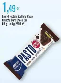 Coop Enervit Protein Sostituto Pasto Crunchy Dark Choco Bar offerta