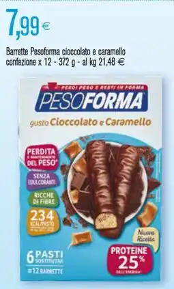 Coop Barrette Pesoforma cioccolato e caramello offerta