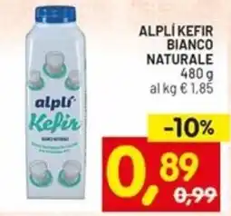 Centro Commerciale Discount Alplí kefir bianco naturale offerta