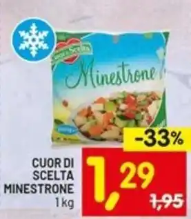 Centro Commerciale Discount Cuor di scelta minestrone offerta