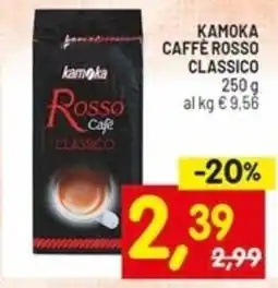 Centro Commerciale Discount Kamoka caffè rosso classico offerta