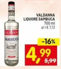 Centro Commerciale Discount Valdanna liquore sambuca offerta