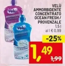 Centro Commerciale Discount Velü ammorbidente concentrato ocean fresh/ provenzale offerta