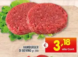Centro Commerciale Discount Hamburger di bovino offerta