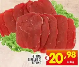 Centro Commerciale Discount Fettine girello di bovino offerta