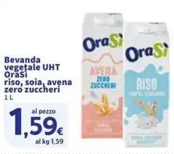 Sigma Bevanda vegetale UHT OraSi riso, soia, avena zero zuccheri offerta